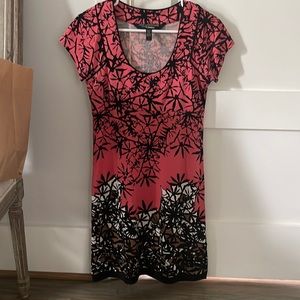 Diane Von Furstenberg mini dress with cutout hem